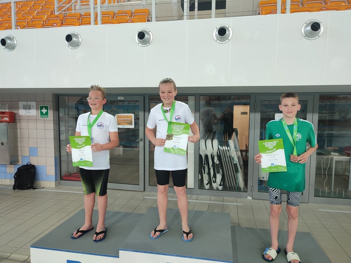 Wiosenne Wielkopolskie Rozgrywki Pływackie - 11/12/13 – latków