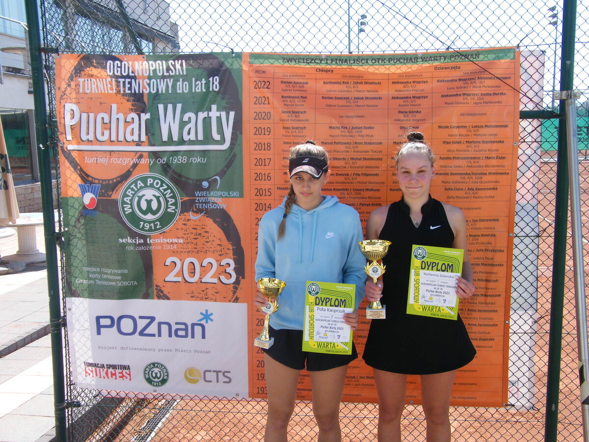 Yevheniia Zelenska i Dorian Juszczak wygrali Puchar Warty 2023!