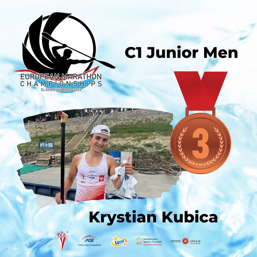 Krystian Kubica z brązowym medalem w C1 Junior Men