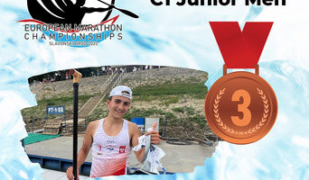 Krystian Kubica z brązowym medalem w C1 Junior Men